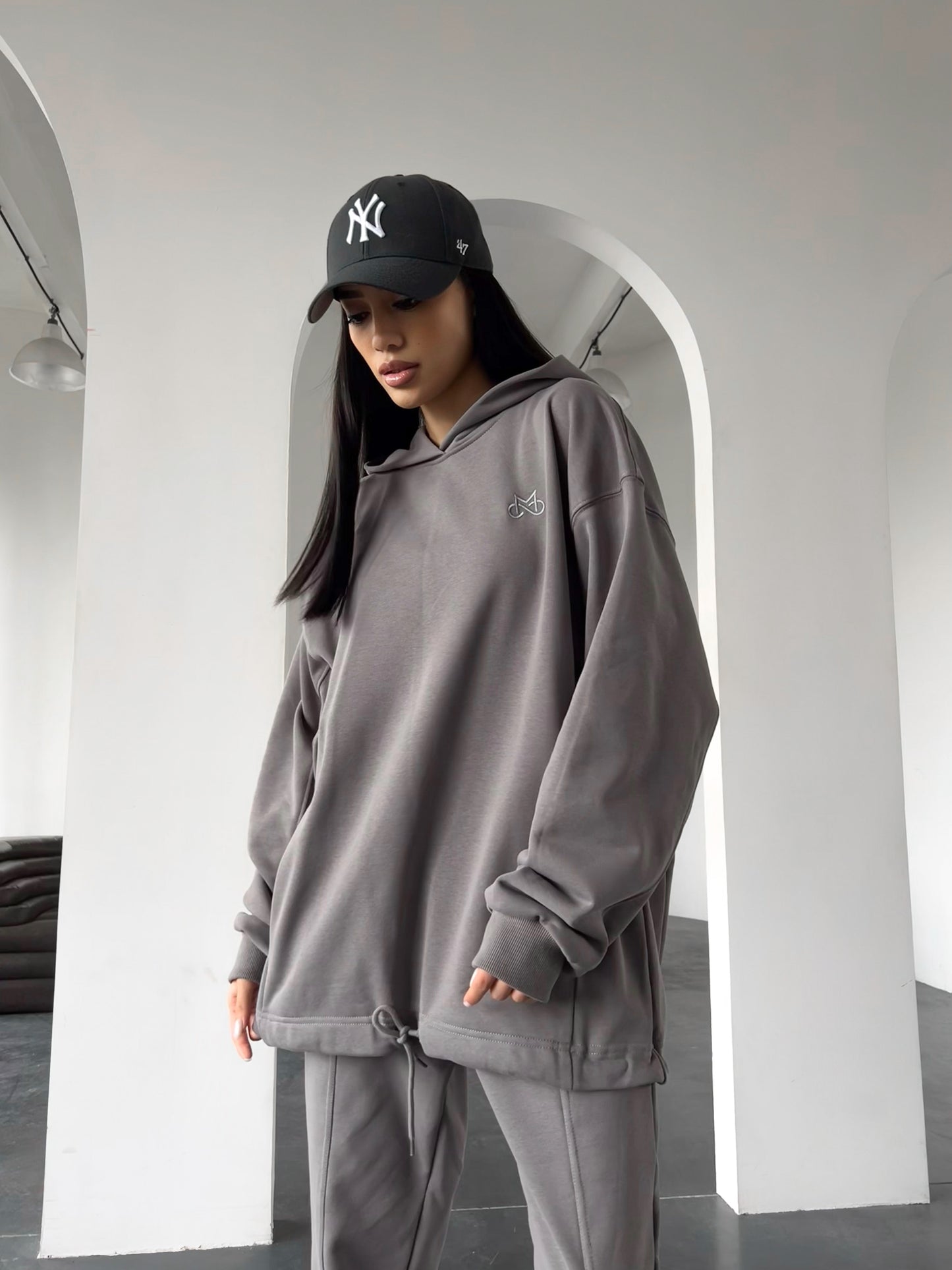 Hoodie MS Light Gray