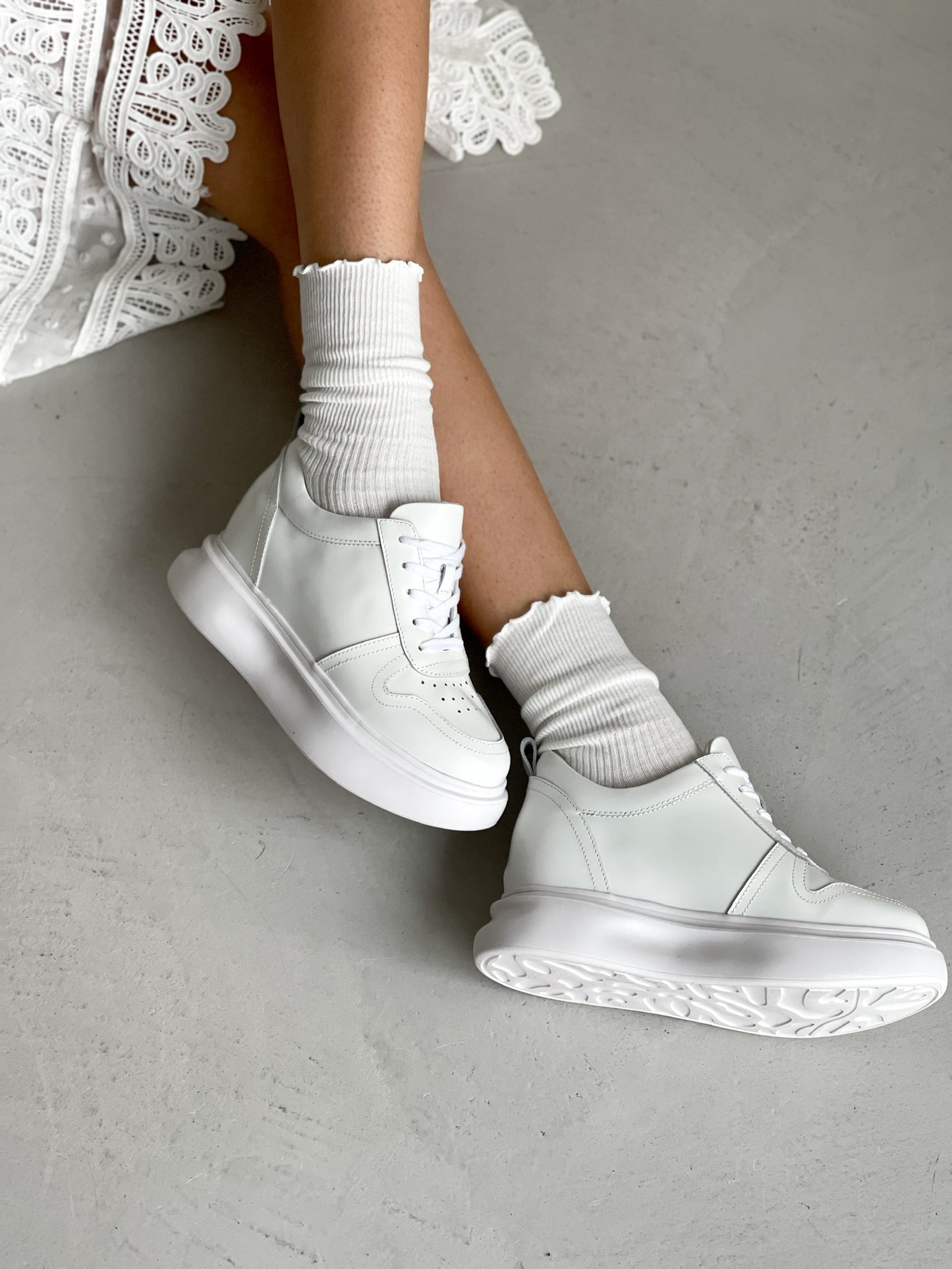 Sneakers MS Classic White Lacquered