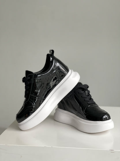 Sneakers MS Classic Black Lacquered