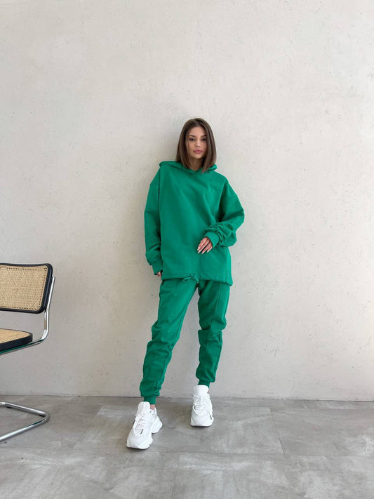 Bluza z kapturem MS Jade Green